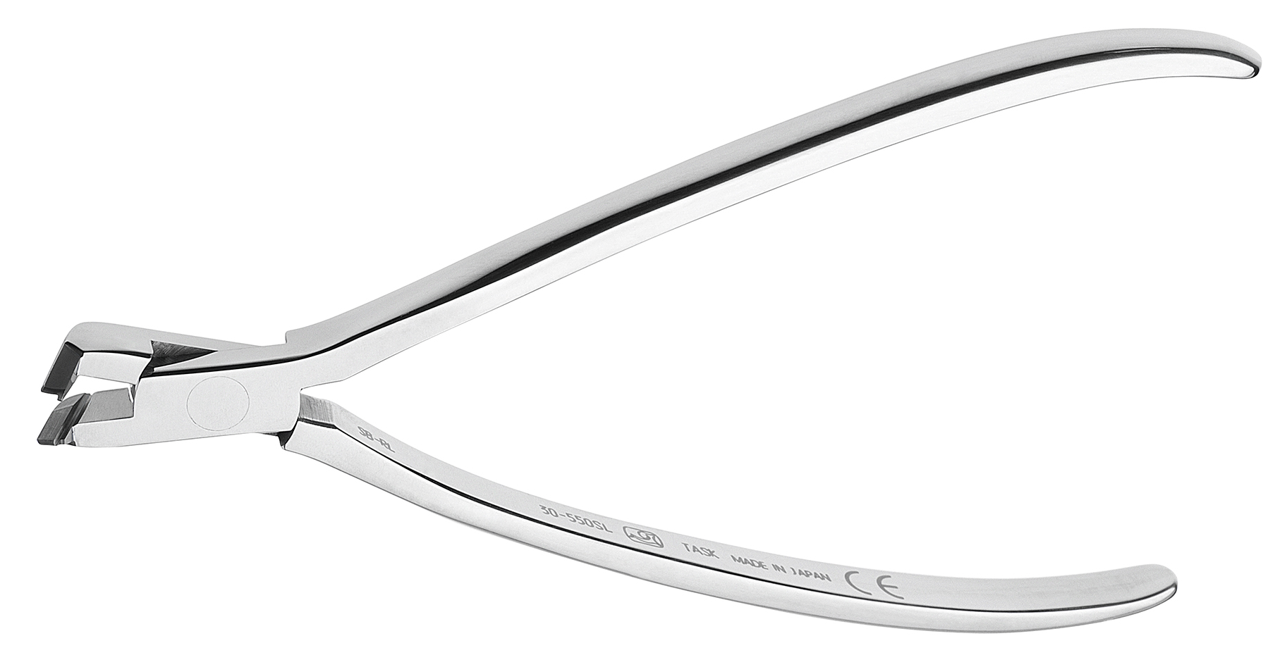 Distal End Cutter, lang, 10°Winkel im Griff