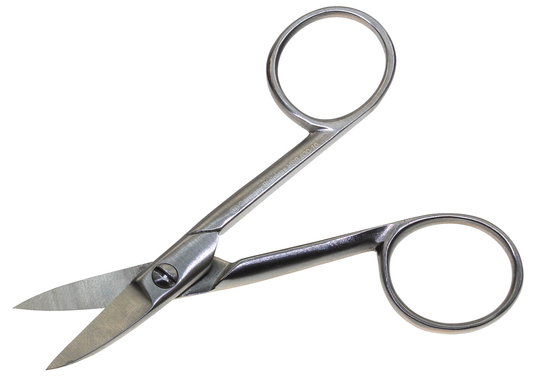 Tiefziehfolienschere, gebogen