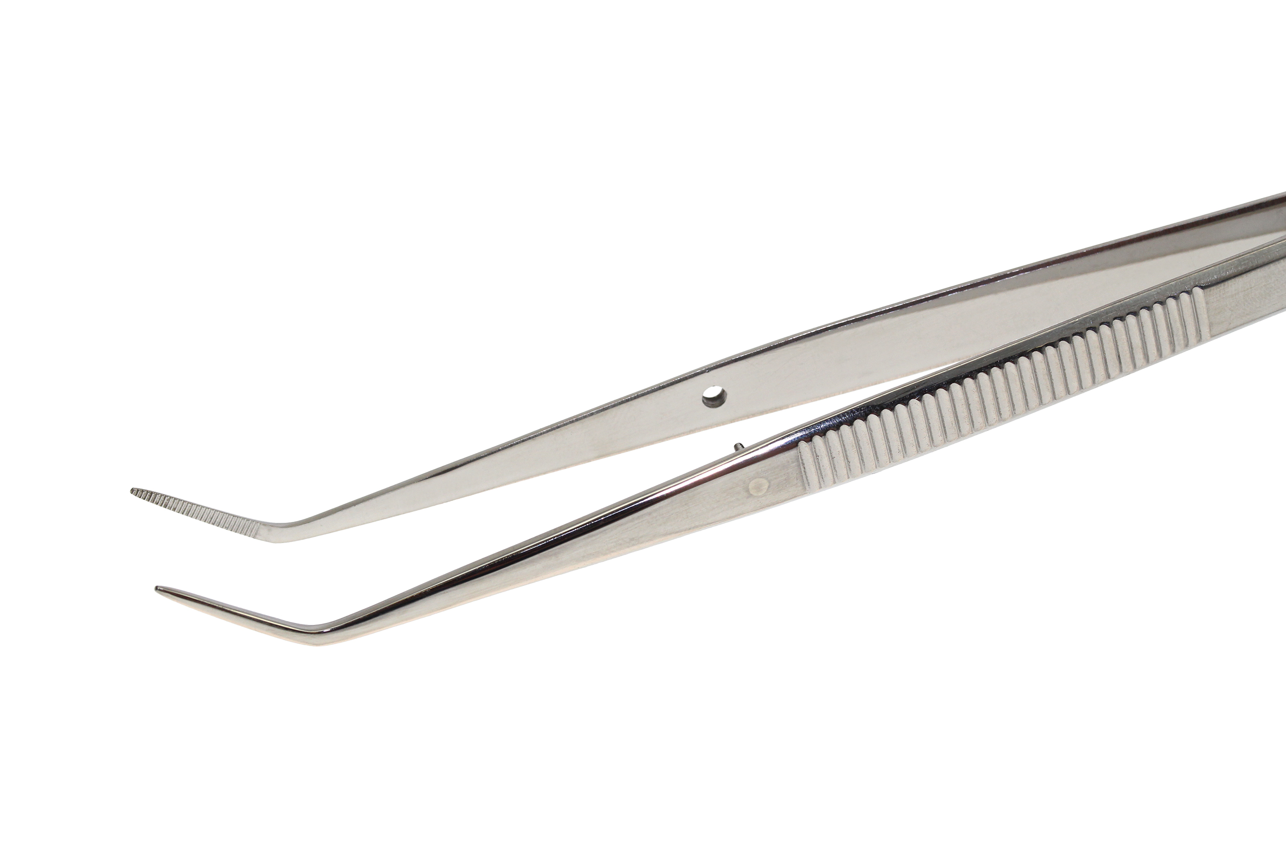 Pinzette London College, 15 cm, gerieft