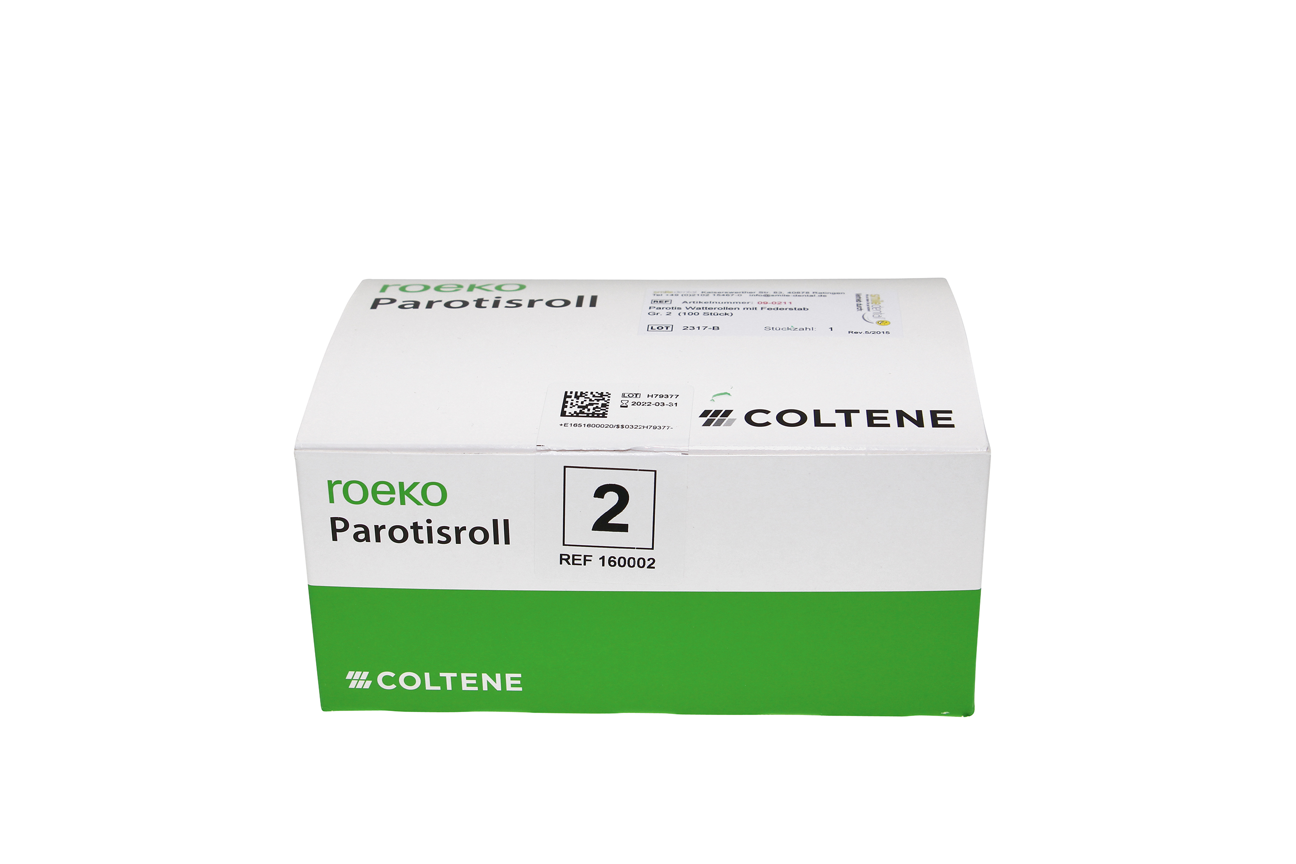 Parotis Watterollen mit Federstab