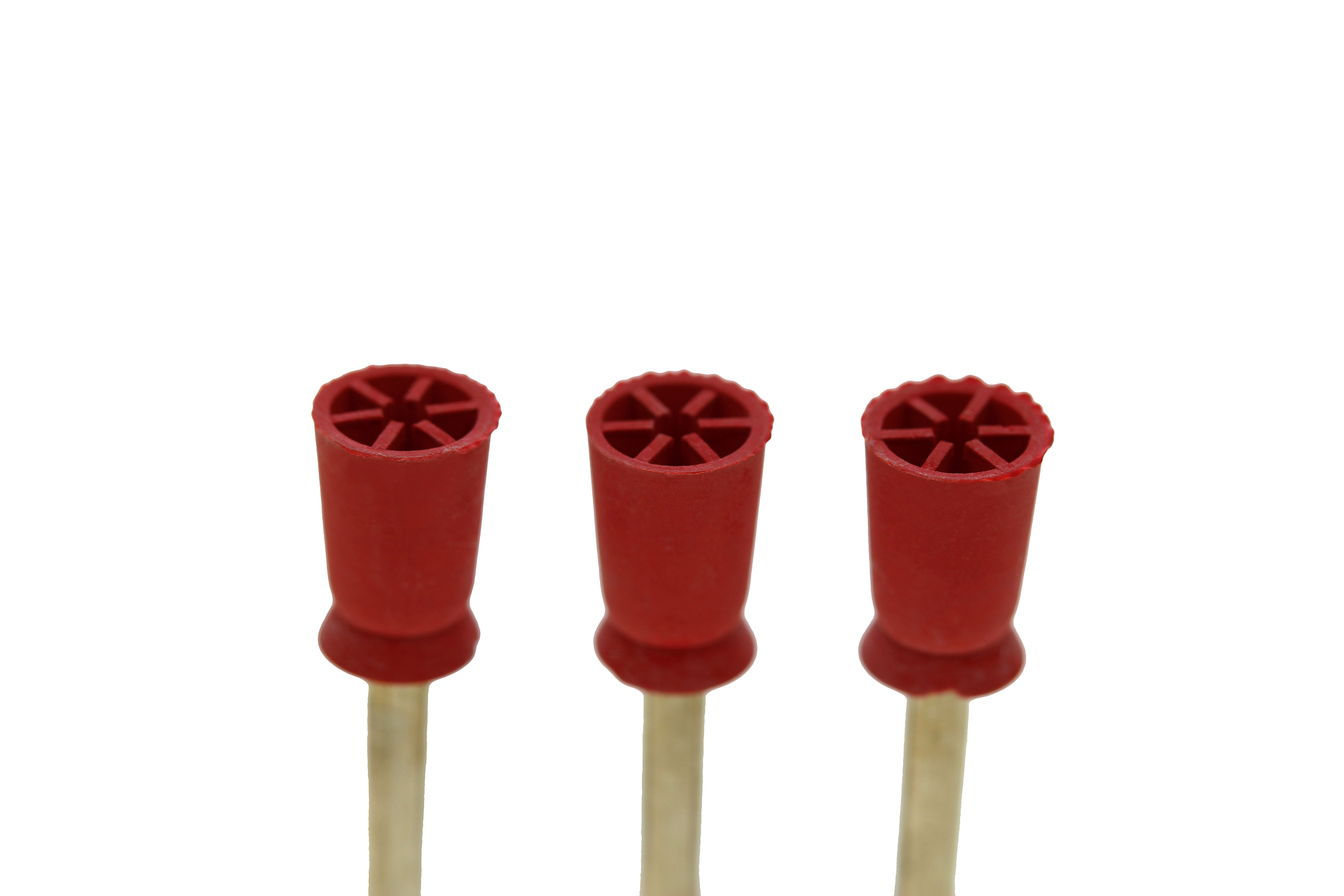 Polier-Kelch mit Lamellen, rot