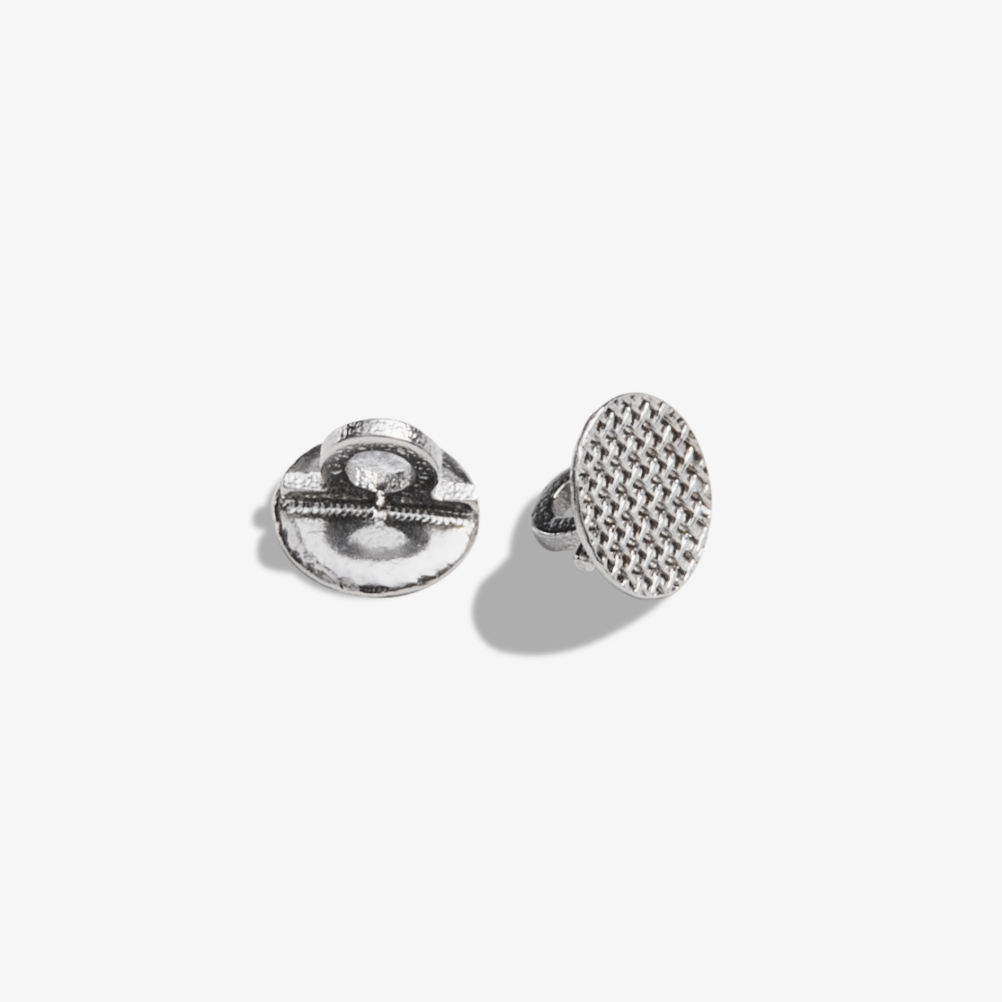 Klebeknöpfchen, flach, mit Schlaufe