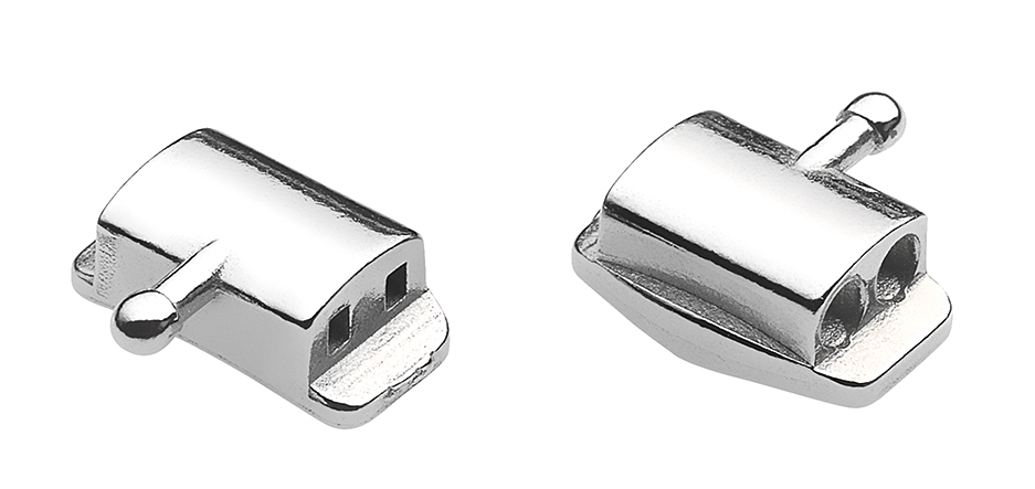 Klebetube 2-fach mit Knopfhäkchen .022"