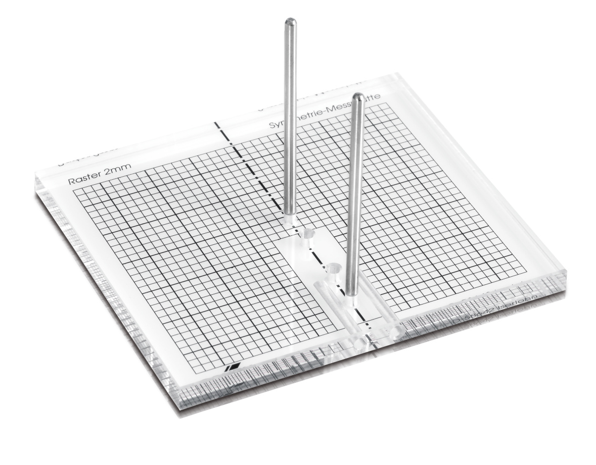 Symmetrie-Messplatte