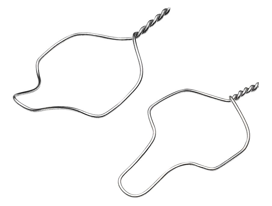 Drahtligaturen, kurz vorgezwirbelt